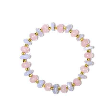 Bracciale con Quarzo Rosa
