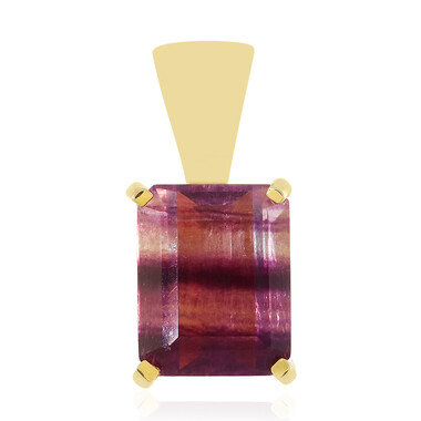 Ciondolo in argento con Fluorite Bicolore