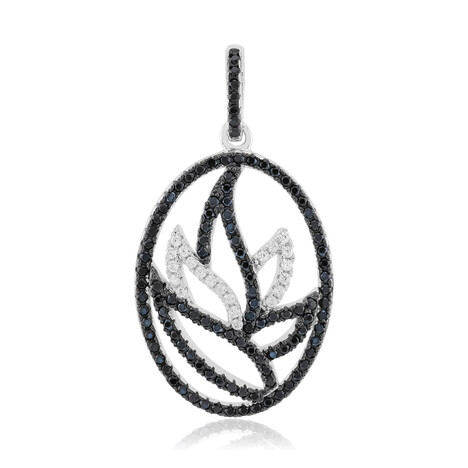 Edelstein-Silberanhänger