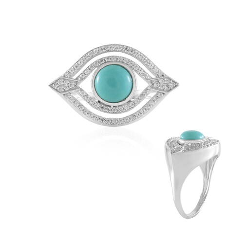 Bague en argent et Turquoise (de Melo Essence)