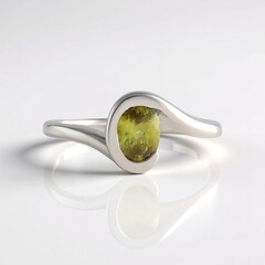 Anello in argento con Sfene