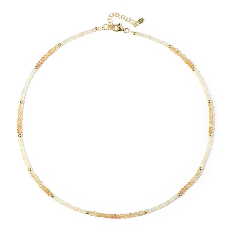 Edelstein-Silberhalskette