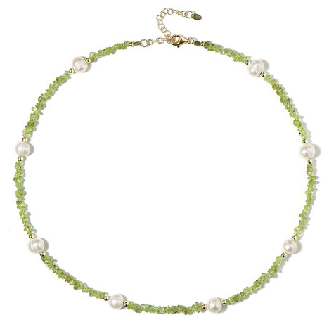 Collier en argent et Péridot (Riya)