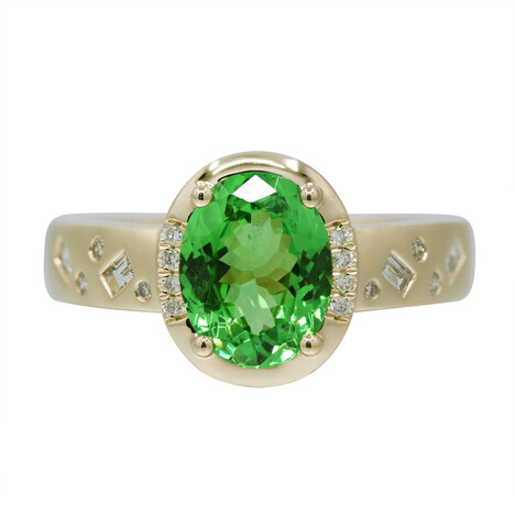 AAA-Kenianischer Tsavorit-Goldring (CIRARI)