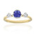 Bague en or et Tanzanite AAA (CIRARI)