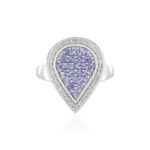 Anello in argento con Tanzanite