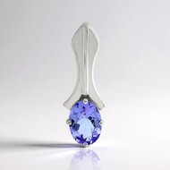 Pendentif en argent et Tanzanite (Pallanova)