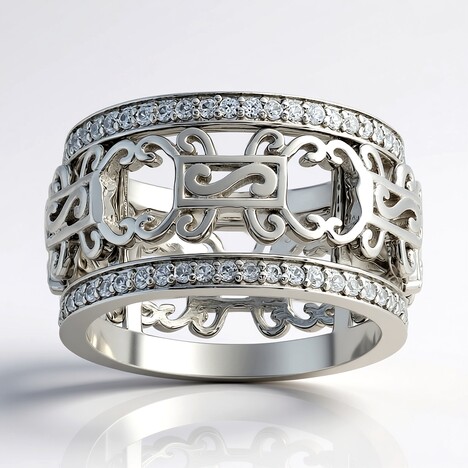 Bague en argent et Zircon (SAELOCANA)