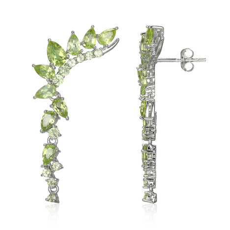 Orecchini in argento con Peridoto
