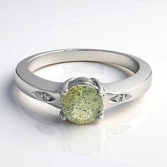 Anello in argento con Spectrolite