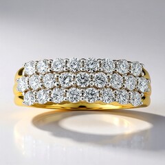 Bague en or et Diamant VVS1 (G)