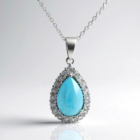 Collana in argento con Larimar