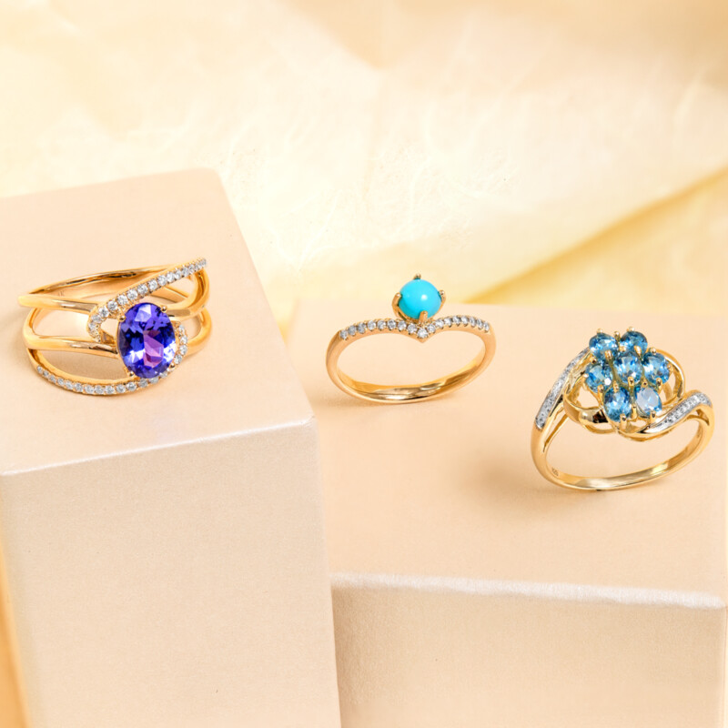 14K AAA Tanzanite Gold Ring (CIRARI)