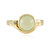 Zilveren ring met een prehniet (KM by Juwelo)