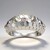 Anello in argento con Zaffiro Fancy (SAELOCANA)