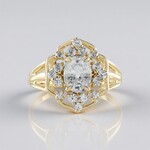 Anello in oro con Zircone