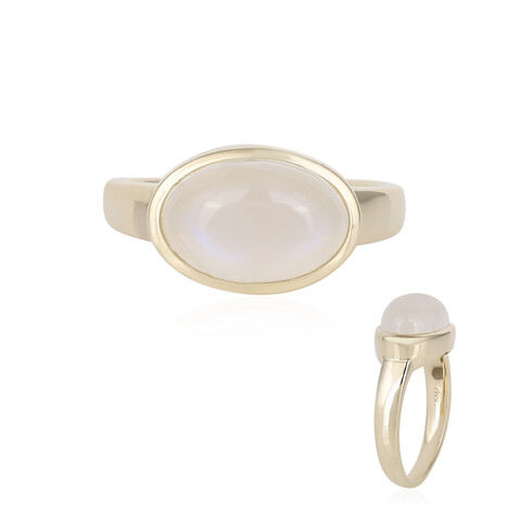 Anello in oro con Pietra di Luna Blu (KM by Juwelo)