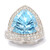 Himmelblauer Topas-Silberring (Dallas Prince Designs)