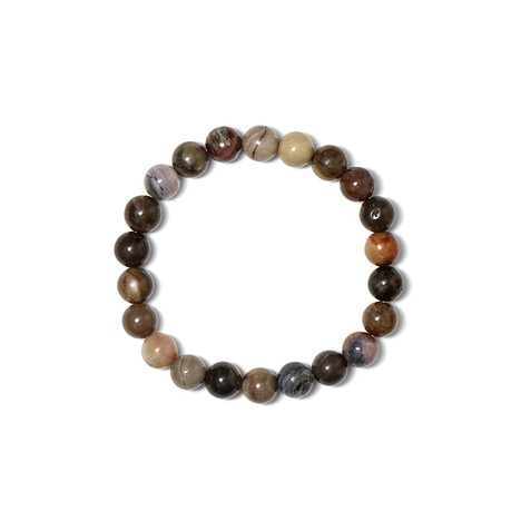 Armband met Versteend hout