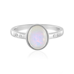 Anello in argento con Opale di Welo