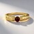 Anello in argento con Zircone Rosa