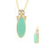 Collar en plata con Calcedonia Laguna (Gems en Vogue)