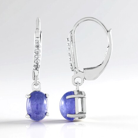 Orecchini in argento con Tanzanite