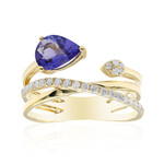 14K AAA Tanzanite Gold Ring (CIRARI)