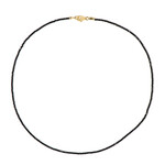 Collana in argento con Spinello Nero