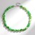 Collana in argento con Quarzo Verde Foresta