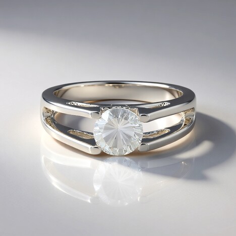 Anello in argento con Zircone