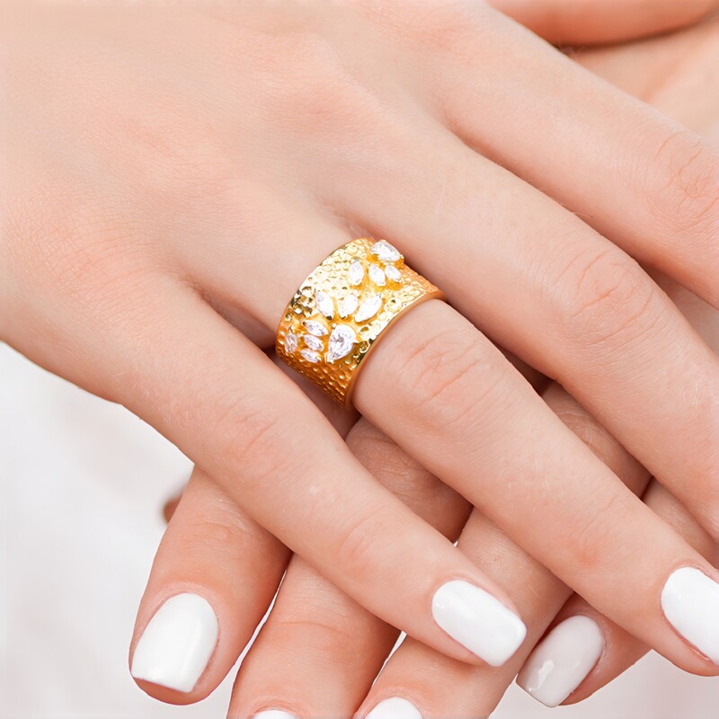 Zirkon-Silberring (de Melo)