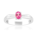 Bague en argent et Tourmaline rose du Brésil  (Pallanova)