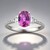 Anello in oro con Zaffiro Rosa (CIRARI)