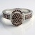 Anello placcato in platino con Diamante Fancy
