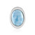 Larimar-Silberanhänger (MONOSONO COLLECTION)