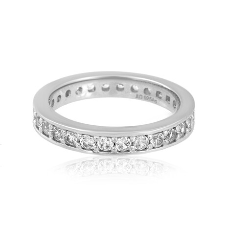 Bague en argent et Zircon