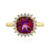 Purple Mystic Topaz Silver Ring
