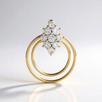 Ciondolo in oro con Diamante I2 (H) (de Melo Gold)