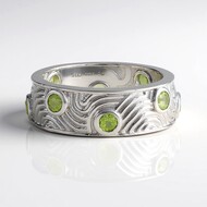 Anello in argento con Peridoto (de Melo Essence)