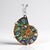 Ciondolo in argento con Ammonite (Bali Barong)