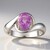 Anello in argento con Kunzite (Pallanova)