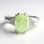 Anello in argento con Prehnite