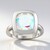 Anello in argento con Quarzo Moonlight