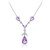 Amethyst Silver Necklace