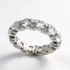 Anello in argento con Danburite