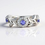 Anello in argento con Tanzanite