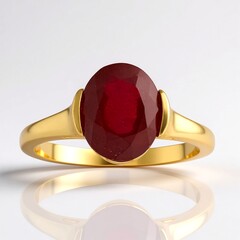 Anello in argento con Rubino Bemainty