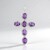 Ciondolo in argento con Fluorite Viola