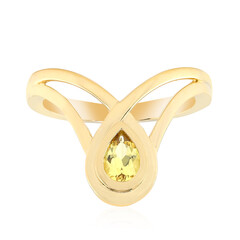Anello in oro con Berillo Dorato Australiano